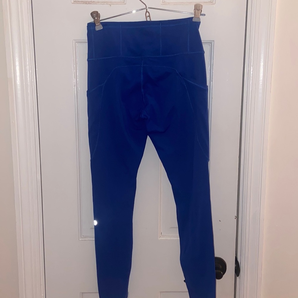 Lululemon Blue Fast and Free leggings 25”